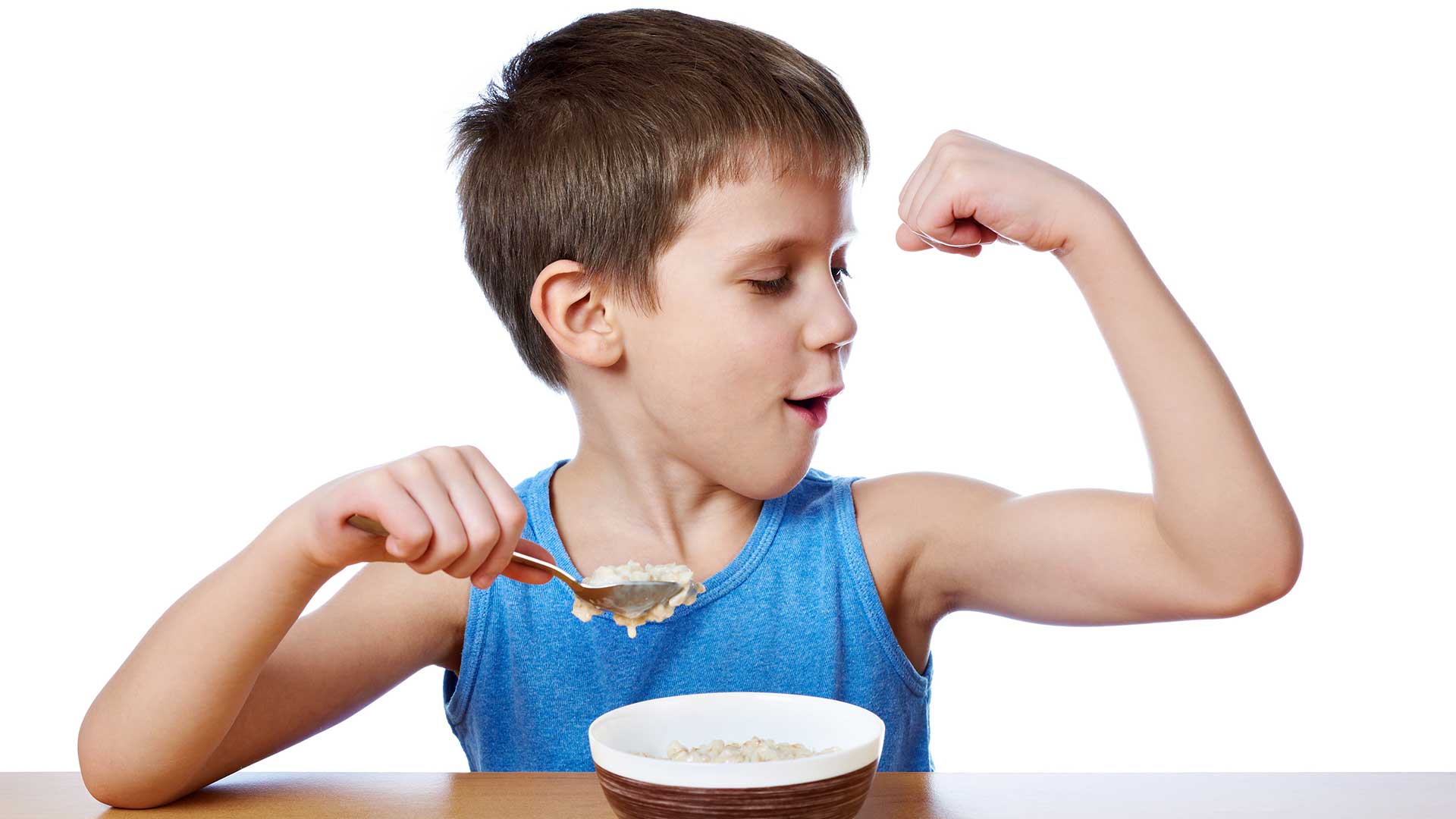Un vaso con nutrimentos importantes