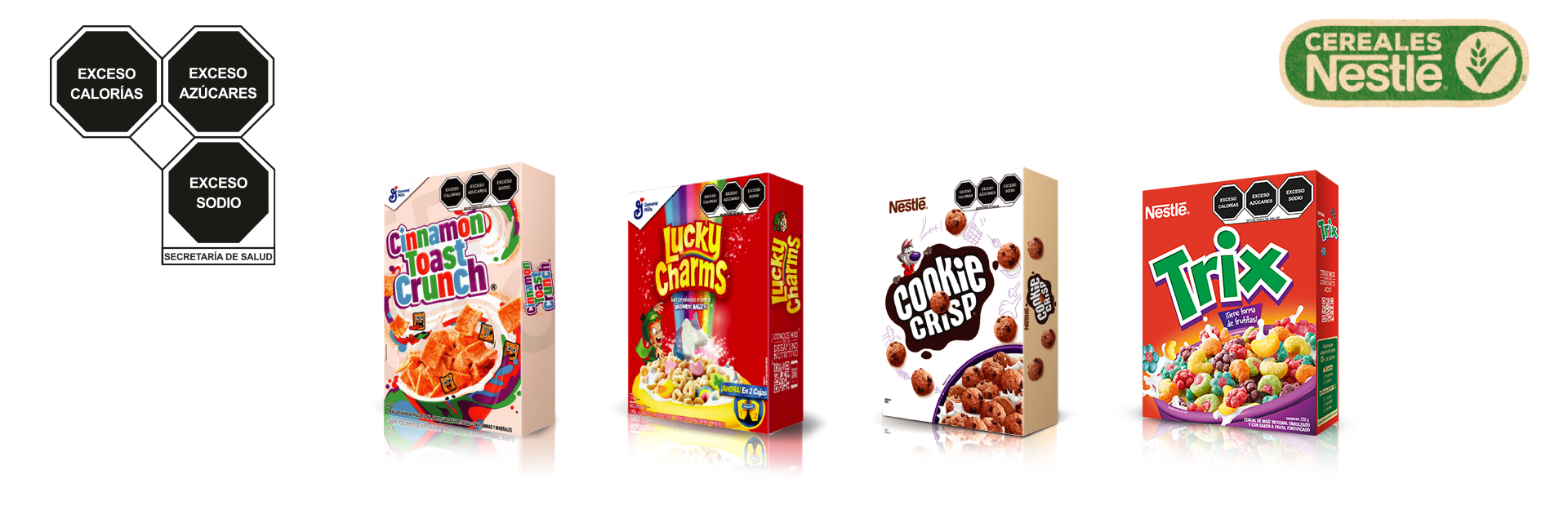 Portafolio Cereales Nestlé Nuevo Etiquetado 2025