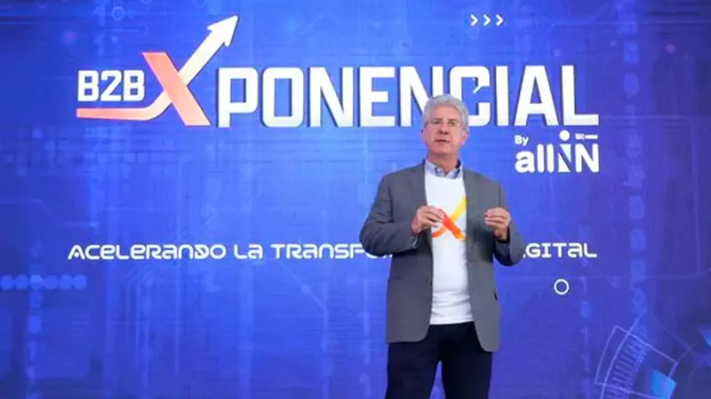 Fausto Costa durante Startup B2B Xponencial en All In