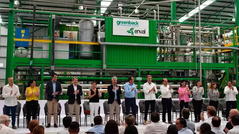 Inauguración de la primera planta de aceite pirolítico en México en colaboración con Nestlé.