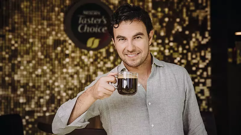 Checo Pérez embajador Nescafé Taster's Choice