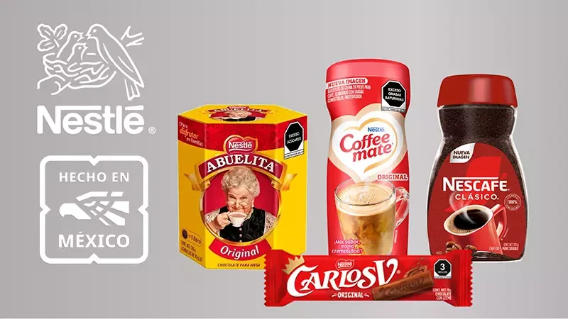 Marcas de Nestlé Hecho en México