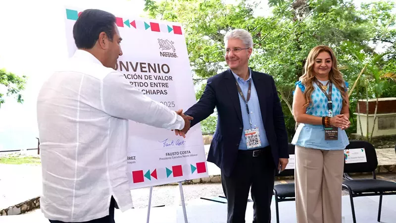 Firma de convenio y presentación de informe CVC Nestlé