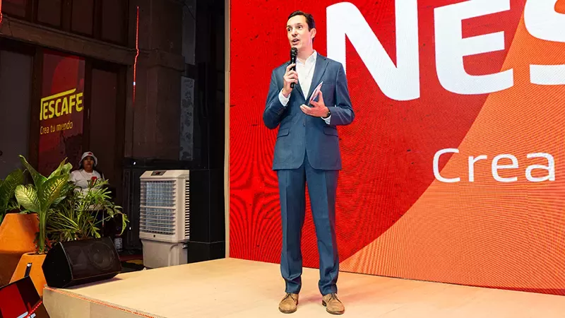 Fernando César, Vicepresidente de Cafés y Bebidas de Nestlé México.
