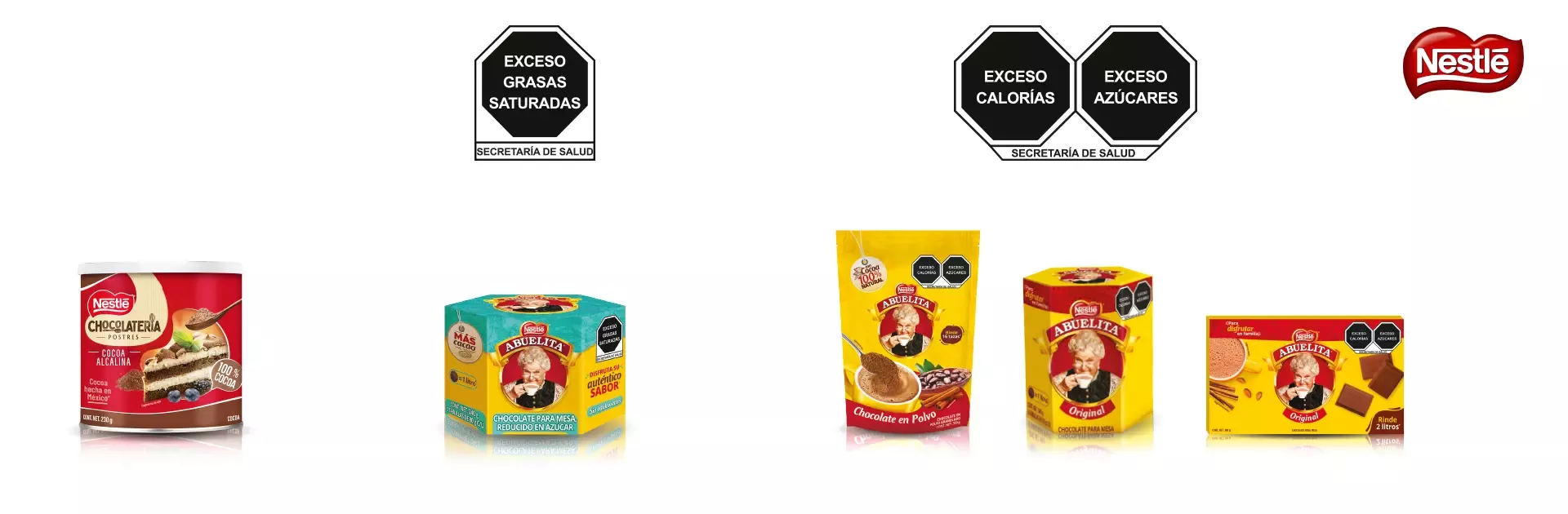 Portafolio Chocolates Nestlé Nuevo Etiquetado 2022