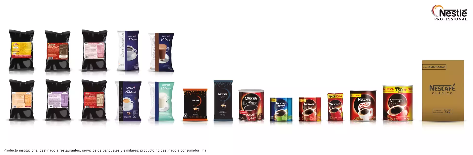 Portafolio Nestlé Professional® nuevo etiquetado 2022-2