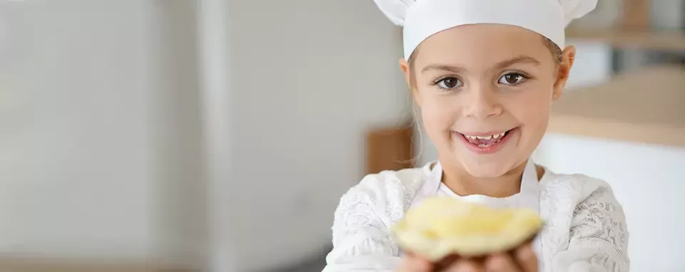 Cocinando con los niños